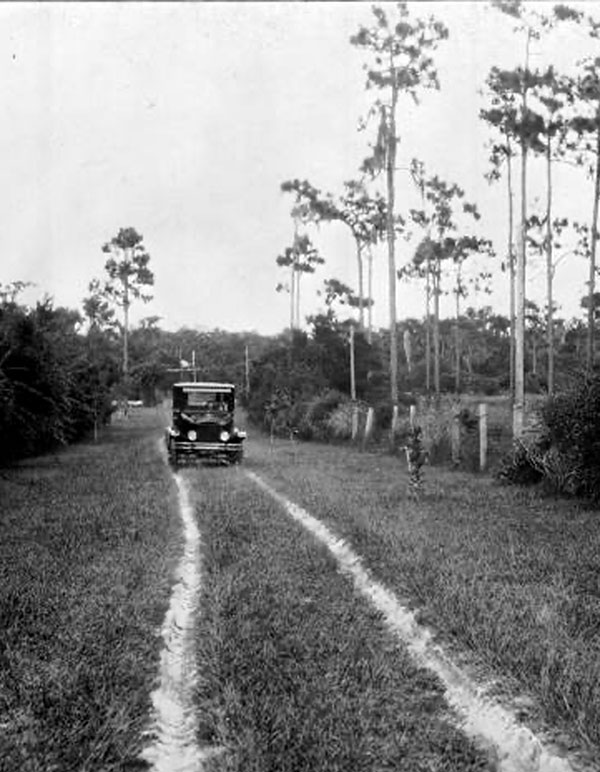 County roads in the '20s were significantly less congested than they are now.